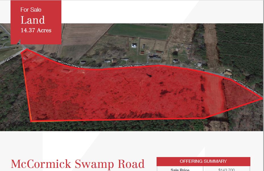 McCormick Swamp Road Image